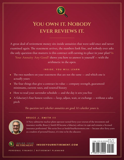 Is Your Annuity Any Good? — back cover