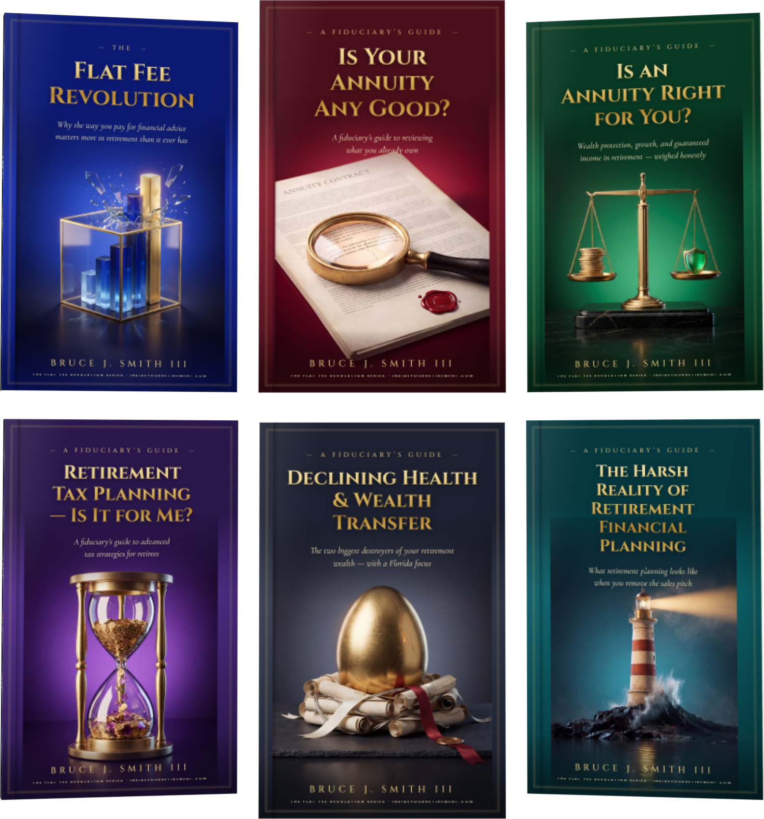 The six books of the Inside Your Retirement library
